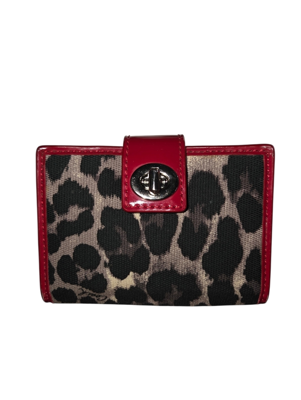 Coach Small Wallet Leopard Print
